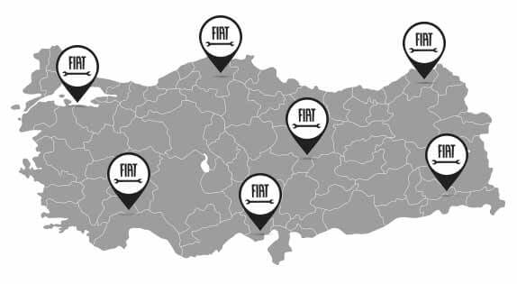 Size en yakın Fiat Yetkili Servisi’ne ulaşın